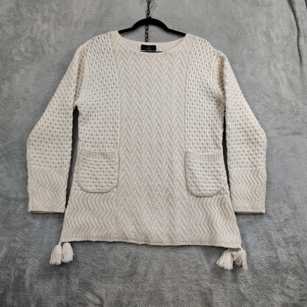 Alashan Luxe Sweater Womens L‎ Merino Wool Cashmere Blend Quiet Luxury